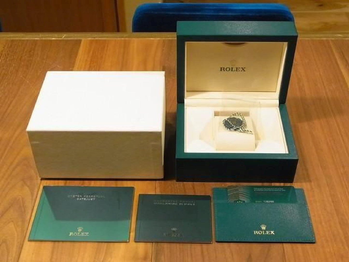 ROLEX Datejust 36 weiß römisch 126200 '21 gekauft Herren 190821862 hannari-shop