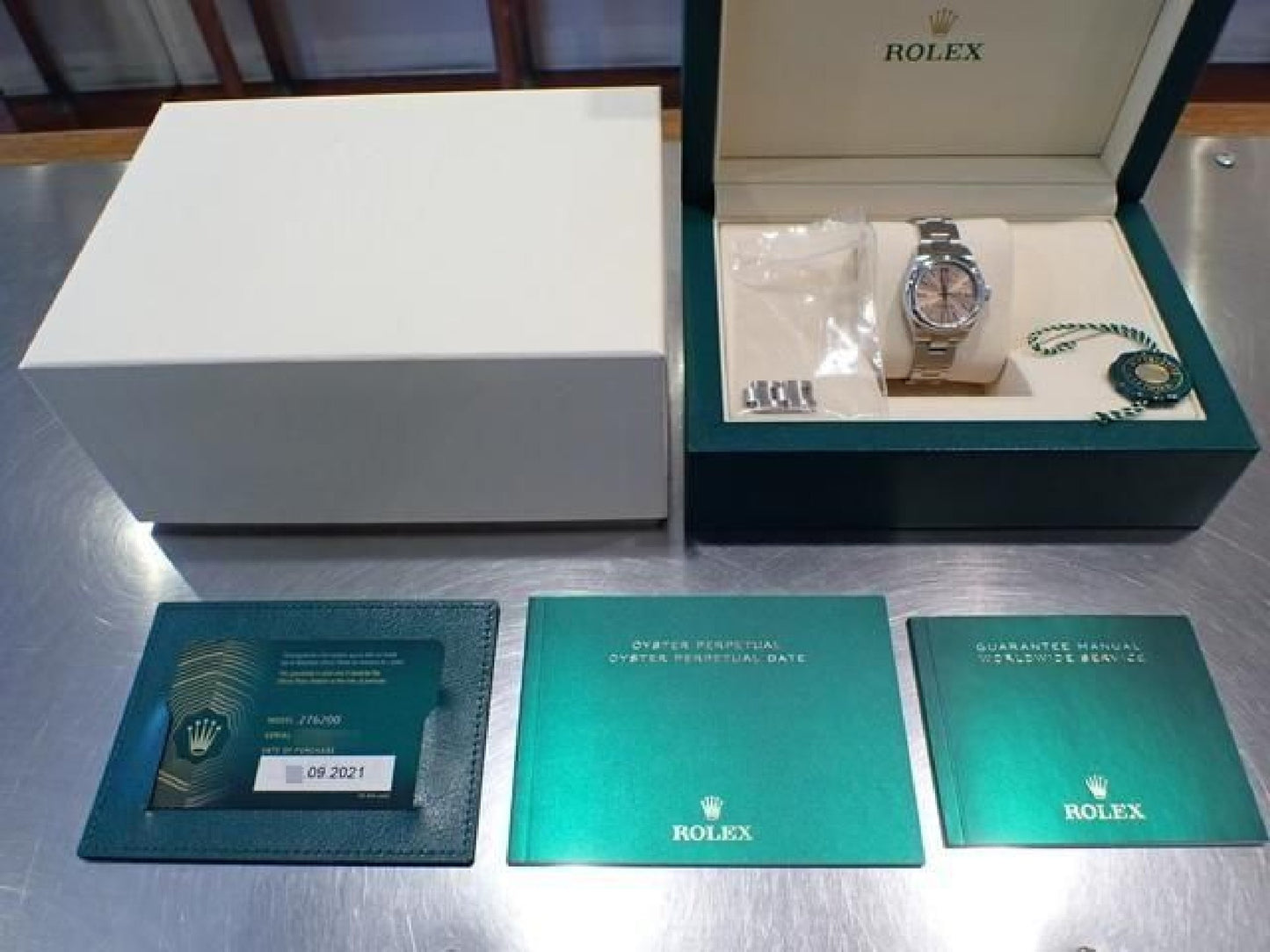 ROLEX Oyster PERPETUAL 28 pink '21 276200 Mens 191232868 hannari-shop