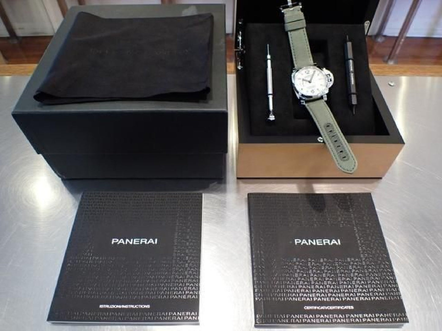 PANERAI Luminor Marina1950 3 DAY'S Acciaio PAM01523 '19 Herren 191797813 hannari-shop
