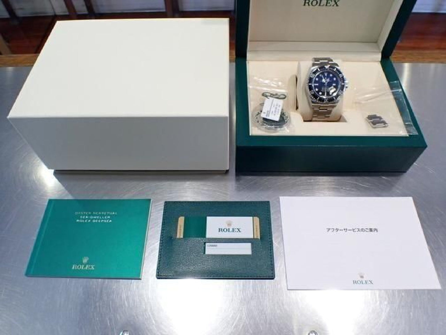 ROLEX Sea-Dweller Deepsea D blaues Zifferblatt 126660 '18 Originalware Herren 191866311 hannari-shop