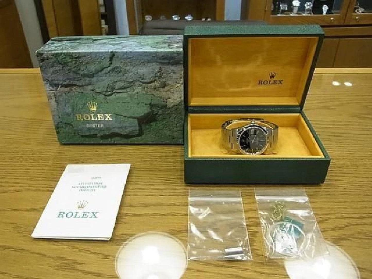 ROLEX Oyster PERPETUAL Date Schwarz Ref.15200 K-Serie Herren 192509891 hannari-shop