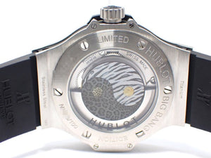 HUBLOT Big Bang black jaguar white tiger SS 100 Lot Limited Mens 174668617 hannari-shop