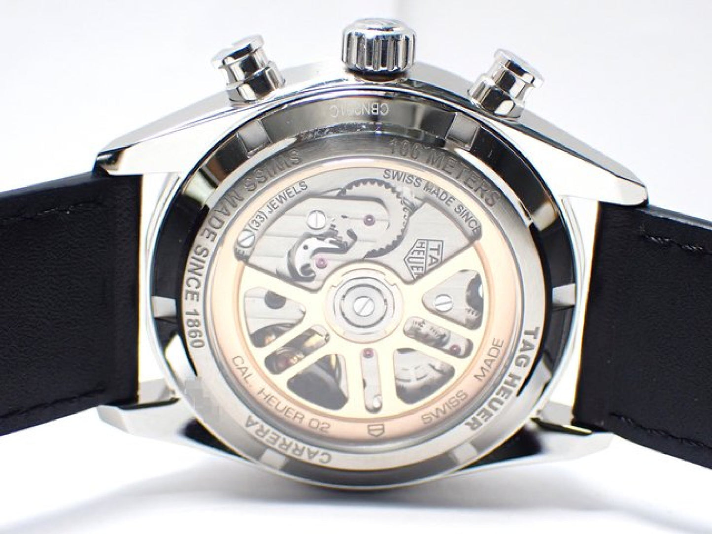 TAG HEUER Carrera Calibre02 Chronograph orange Farbverlauf Originalware Herren 174751870 hannari-shop