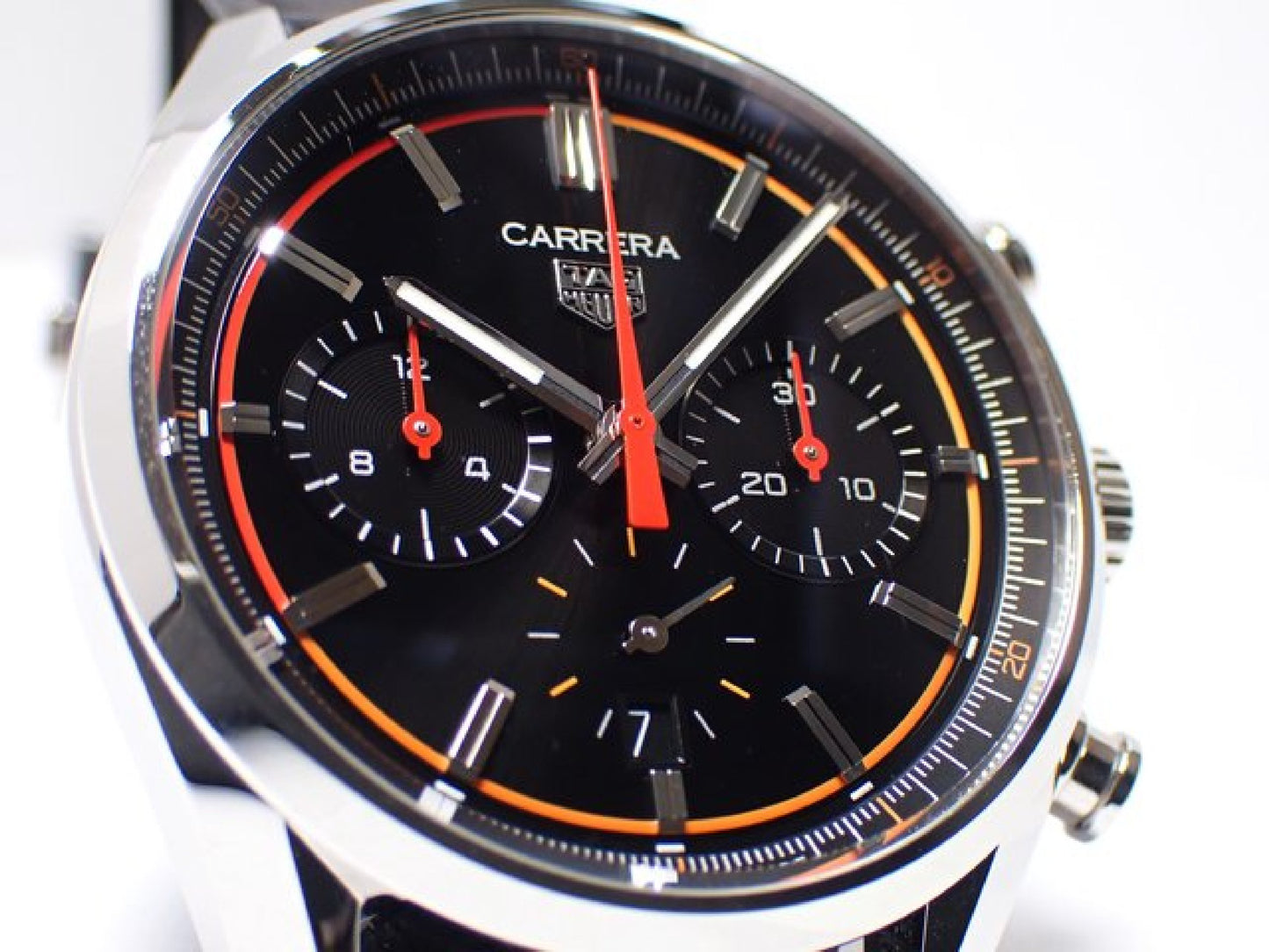 TAG HEUER Carrera Calibre02 Chronograph orange Farbverlauf Originalware Herren 174751870 hannari-shop