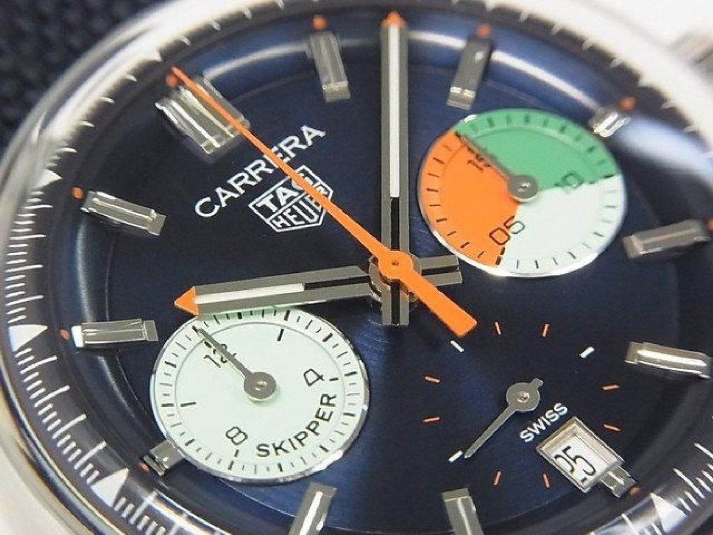 TAG HEUER Carrera Chronograph Skipper CBS2213.FN6002 Originalware Herren 180365896 hannari-shop