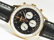 BREITLING Navitimer01 18KRG black RB0120 Genuine goods Mens 180758931 hannari-shop