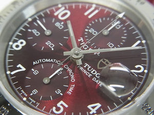 TUDOR /  Prince date Prince Date Chronograph tiger Wine red 79280P Mens 181490121 hannari-shop