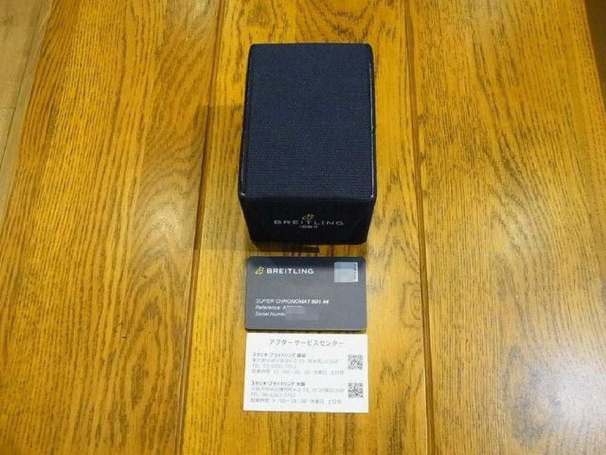 BREITLING Super Chrono Mat B01 44 schwarzes Zifferblatt '23 gekauft Herren 182405256 hannari-shop