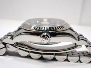 ROLEX Womens Datejust blue Dial 10P diamond 179174G D series Womens 182545305 hannari-shop