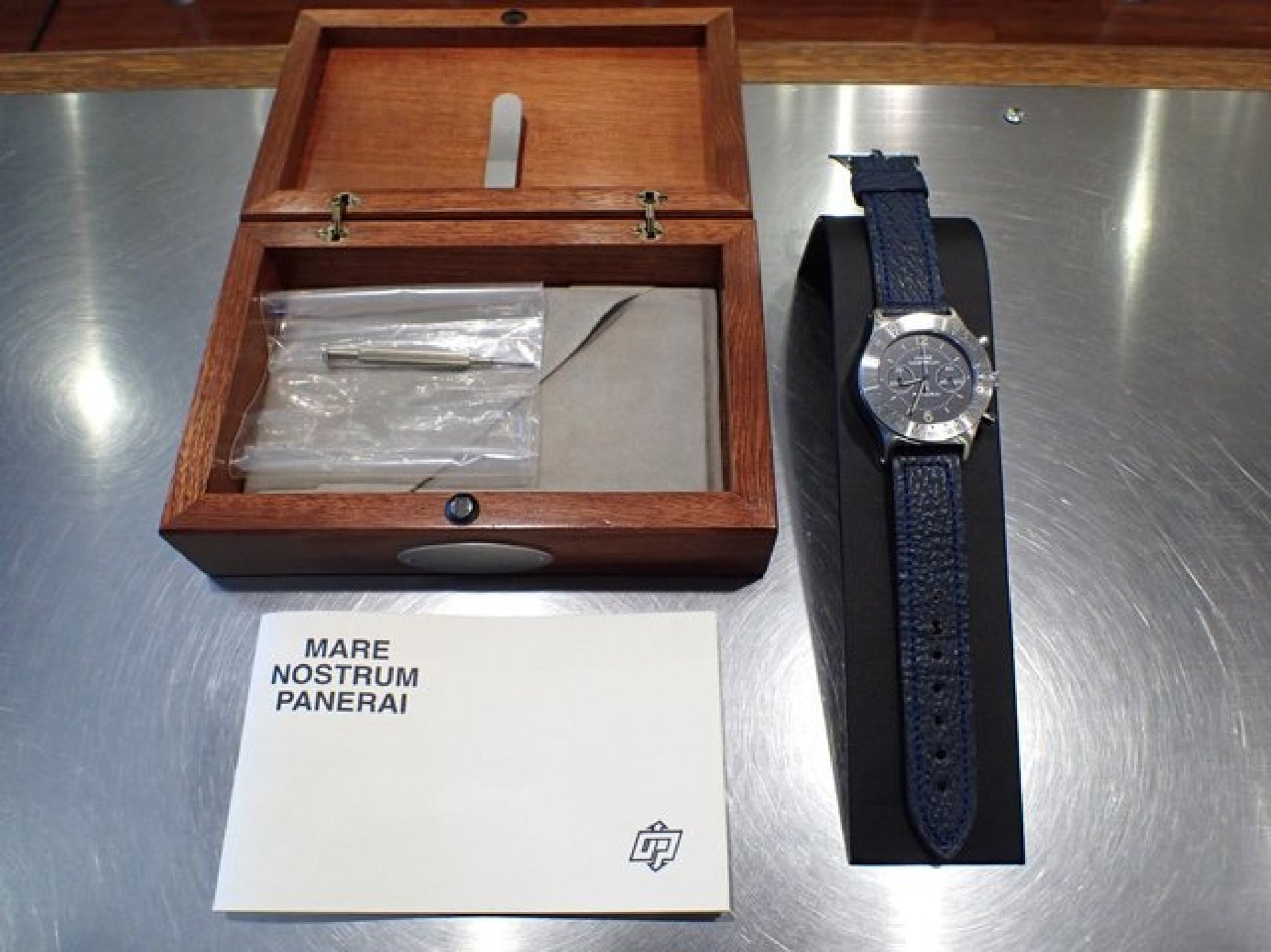 PANERAI Mare Nostrum blau 5218-301A '93 Herren 183381501 hannari-shop