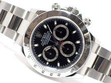 ROLEX Daytona black thin Hand Ref.116520 F series '04  Genuine goods Mens 183698323 hannari-shop