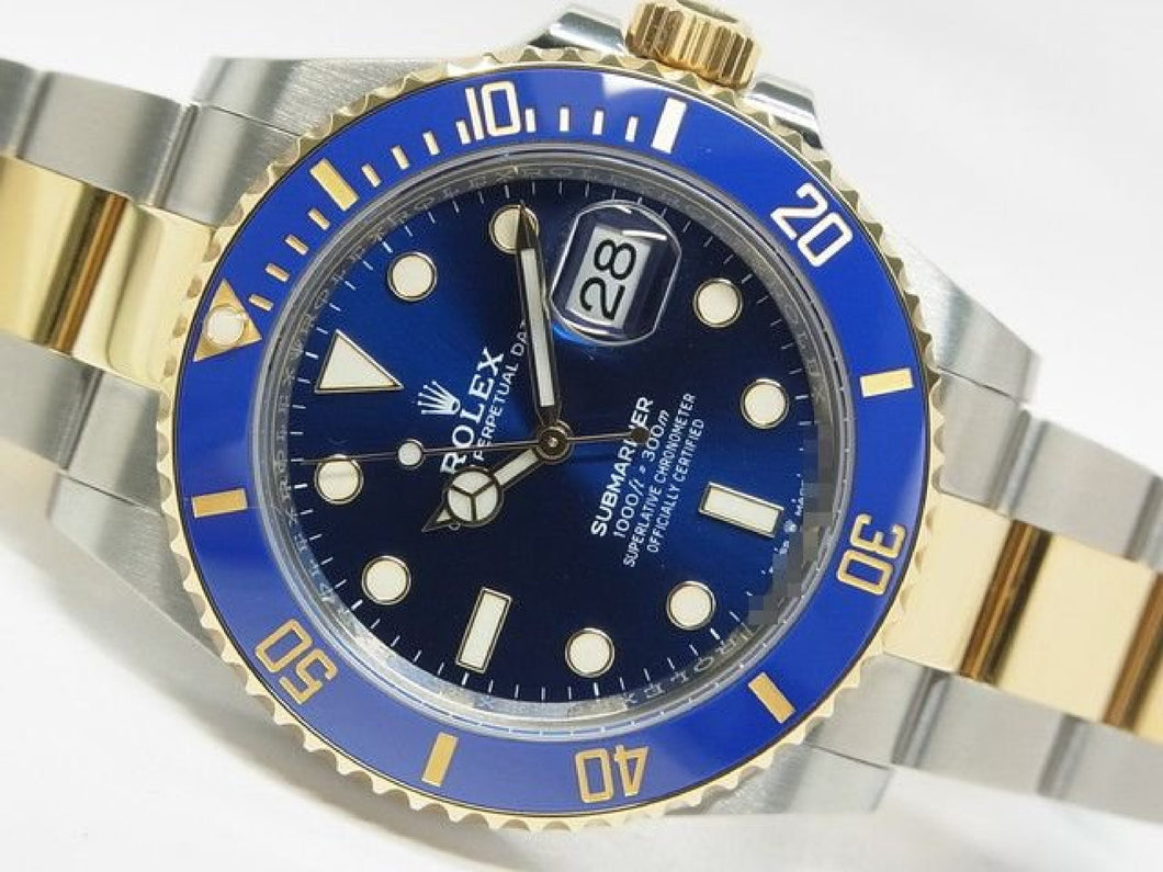 ROLEX Submariner date SS xYG combination blue Dial 126613LB '23 purchased Mens 183793277 hannari-shop