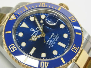 ROLEX Submariner date SS xYG combination blue Dial 126613LB '23 purchased Mens 183793277 hannari-shop