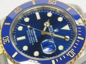 ROLEX Submariner date SS xYG combination blue Dial 126613LB '23 purchased Mens 183793277 hannari-shop