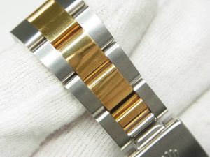 ROLEX Oyster PERPETUAL SS xYG combination gray3 6 9 14203 S series Mens 184184437 hannari-shop