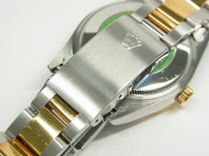 ROLEX Oyster PERPETUAL SS xYG combination gray3 6 9 14203 S series Mens 184184437 hannari-shop