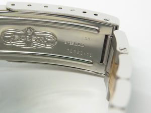 ROLEX Oyster PERPETUAL SS xYG combination gray3 6 9 14203 S series Mens 184184437 hannari-shop