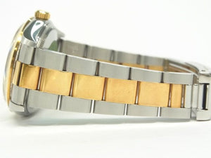 ROLEX Oyster PERPETUAL SS xYG combination gray3 6 9 14203 S series Mens 184184437 hannari-shop