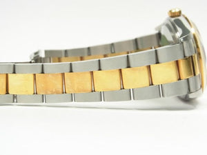 ROLEX Oyster PERPETUAL SS xYG combination gray3 6 9 14203 S series Mens 184184437 hannari-shop