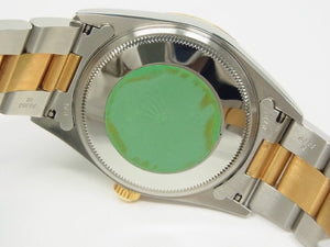 ROLEX Oyster PERPETUAL SS xYG combination gray3 6 9 14203 S series Mens 184184437 hannari-shop