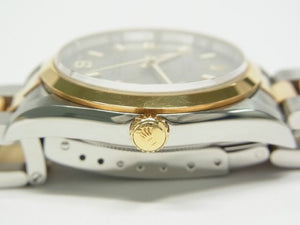 ROLEX Oyster PERPETUAL SS xYG combination gray3 6 9 14203 S series Mens 184184437 hannari-shop