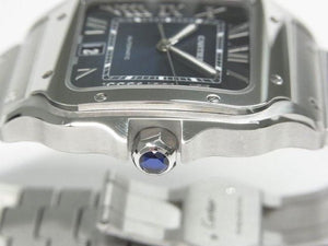 CARTIER Santos de  LM blue WSSA0030 Womens 184507750 hannari-shop