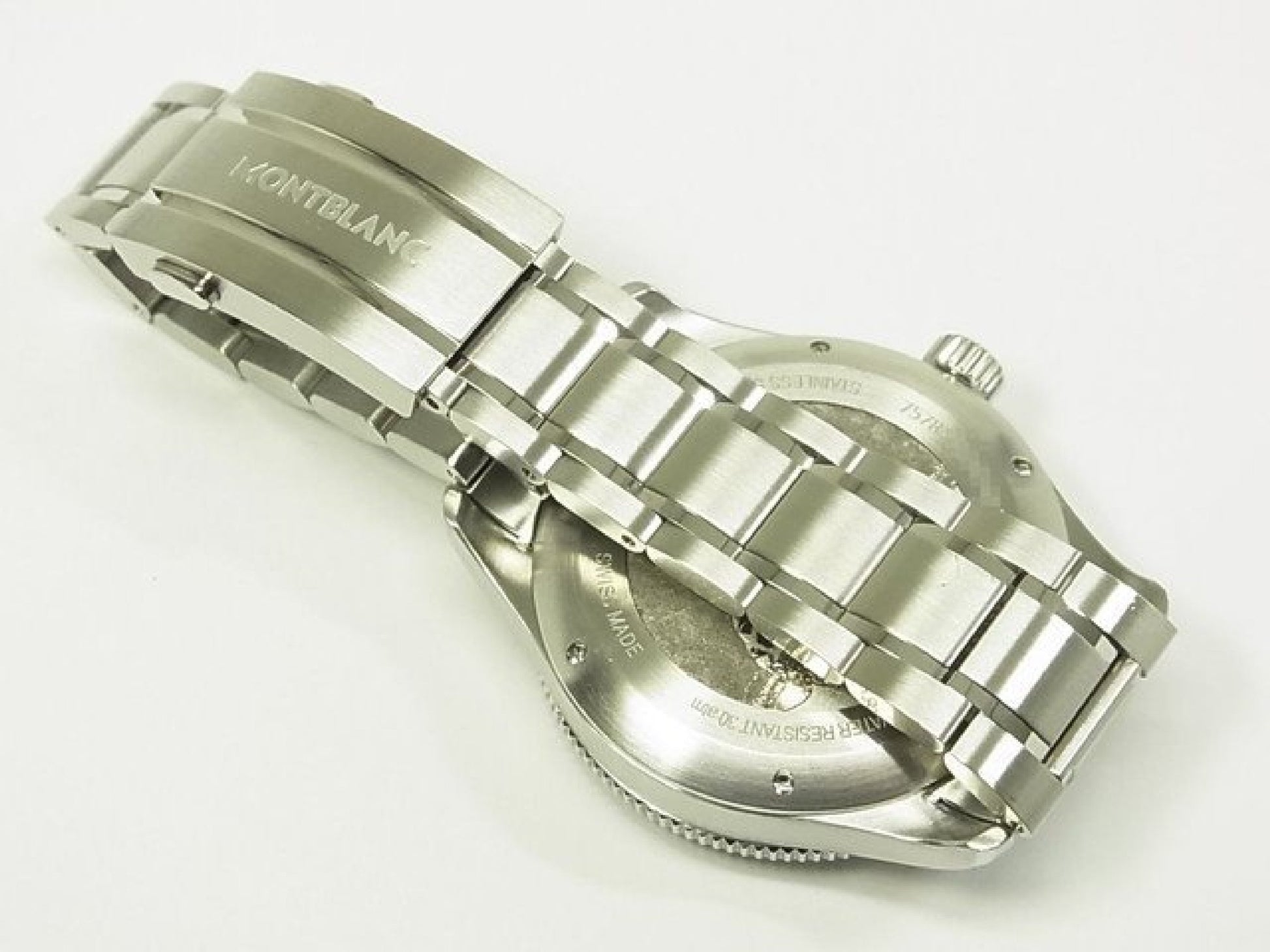 MONTBLANC 1858 Iced Sea Automatik Datum Ref.MB129371 Kautschukarmband Originalware Herren 184607294 hannari-shop