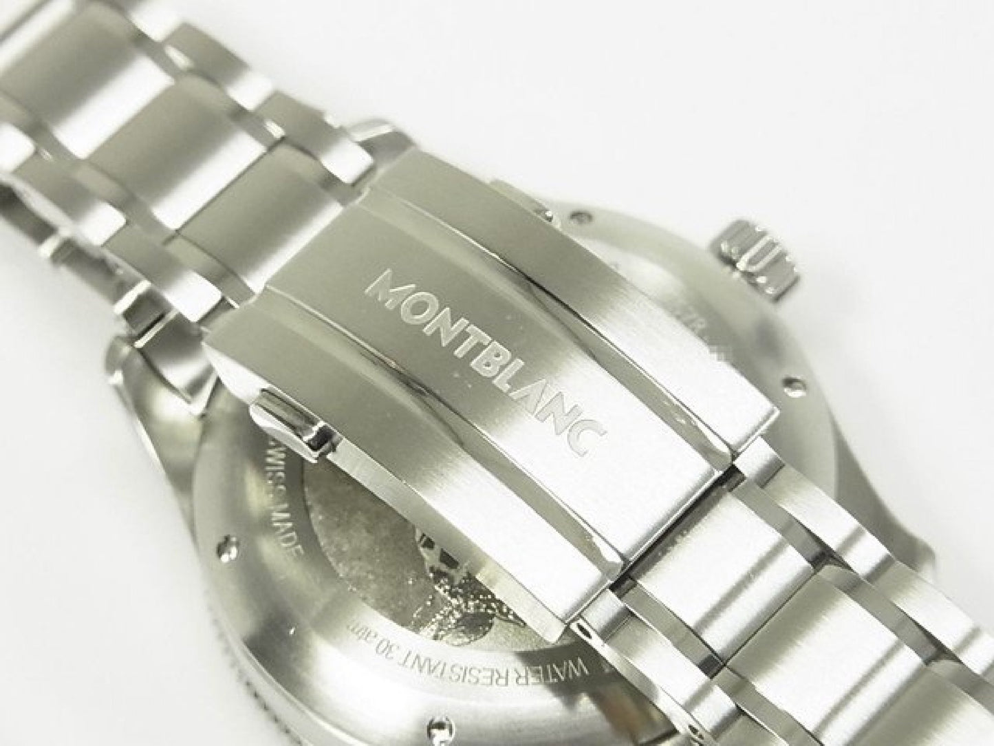 MONTBLANC 1858 Iced Sea Automatik Datum Ref.MB129371 Kautschukarmband Originalware Herren 184607294 hannari-shop