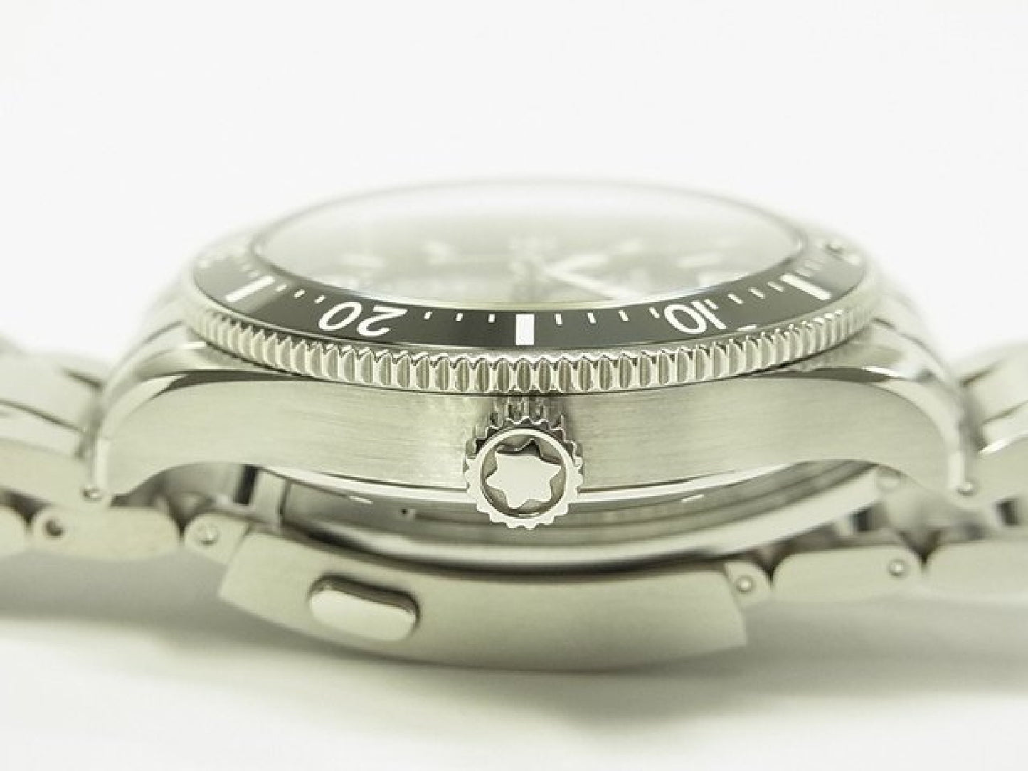 MONTBLANC 1858 Iced Sea Automatik Datum Ref.MB129371 Kautschukarmband Originalware Herren 184607294 hannari-shop