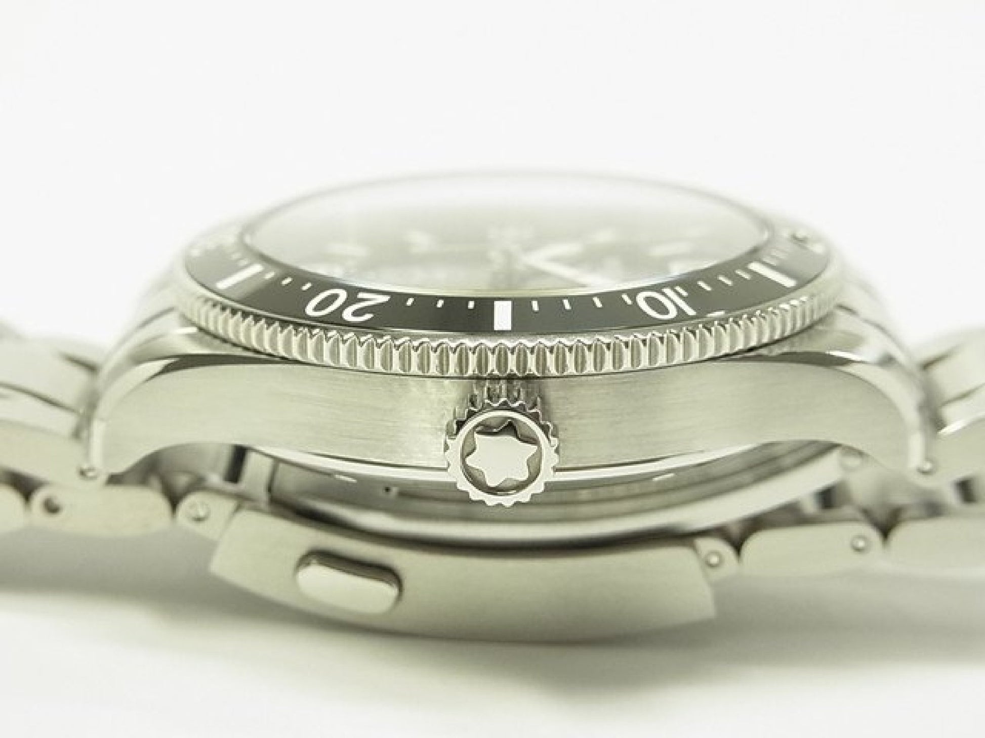 MONTBLANC 1858 Iced Sea Automatik Datum Ref.MB129371 Kautschukarmband Originalware Herren 184607294 hannari-shop