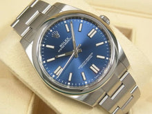 ROLEX Oyster PERPETUAL 41 blue 124300 Mens 184629892 hannari-shop