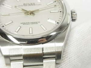 ROLEX Oyster PERPETUAL 39 white Dial Ref.114300 Mens 185229106 hannari-shop