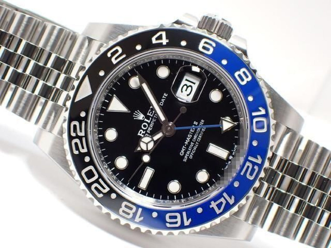 ROLEX GMT MasterII blue black bezel 126710BLNR Jubilee Bracelet '22 Mens 185260319 hannari-shop