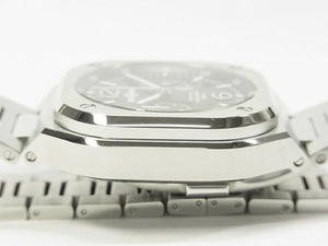 BELL & ROSS BR05 Chrono black Dial BR05C-BL-ST/SRB Genuine goods rubber belt Specification Mens 186082293 hannari-shop