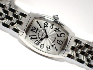 FRANCK MULLER Womens Tonneau Curvex silver 1752BQZ '13  Genuine goods Womens 186092448 hannari-shop