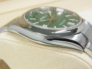 ROLEX Oyster PERPETUAL 41 green 124300 '24 purchased Mens 186119419 hannari-shop
