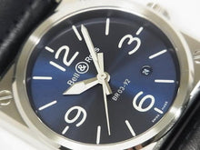 BELL & ROSS BR0392 blue Steel 42 MM BR0392-BLU-ST/SCA Mens 186283241 hannari-shop