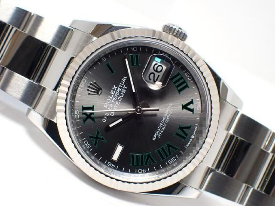 ROLEX Datejust 36 Slate Roman Oyster Bracelet Ref.126234 '24 Mens 186325017 hannari-shop