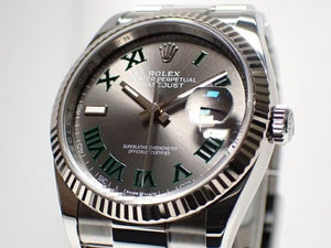 ROLEX Datejust 36 Slate Roman Oyster Bracelet Ref.126234 '24 Mens 186325017 hannari-shop