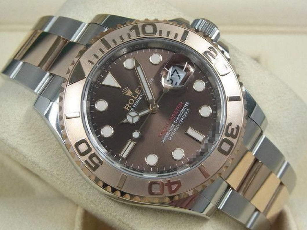 ROLEX YACHT-MASTER 40 SS x Everose Gold combination Chocolate Dial 126621 Mens 186414524 hannari-shop