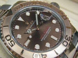 ROLEX YACHT-MASTER 40 SS x Everose Gold combination Chocolate Dial 126621 Mens 186414524 hannari-shop