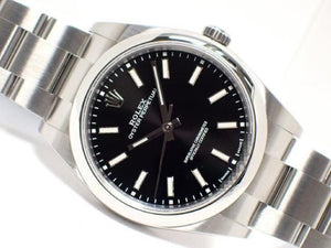 ROLEX Oyster PERPETUAL 39 black Dial 114300 Genuine goods Mens 186989071 hannari-shop