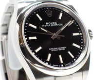 ROLEX Oyster PERPETUAL 39 black Dial 114300 Genuine goods Mens 186989071 hannari-shop