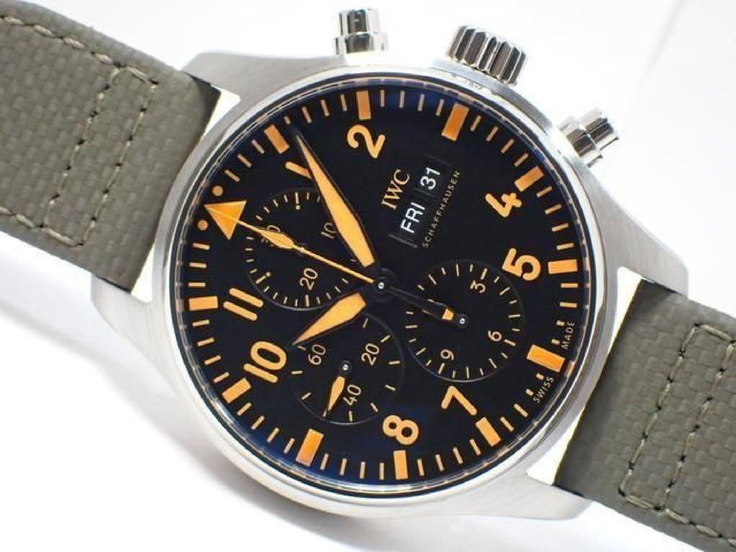 IWC Pilot's watch Chronograph 43 MM orange index E Boutique Limited '22 Mens 187001684 hannari-shop