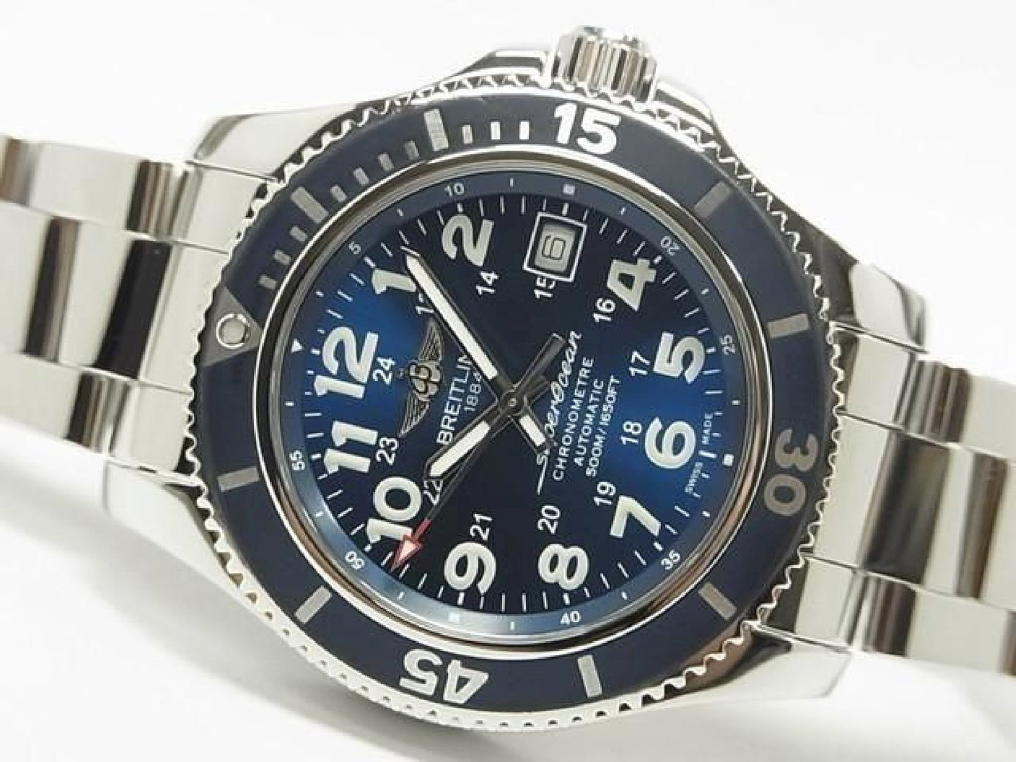 BREITLING SuperoceanII 42 blau Armband Spezifikation Ref. A17365D1/C915 Herren 187036077 hannari-shop