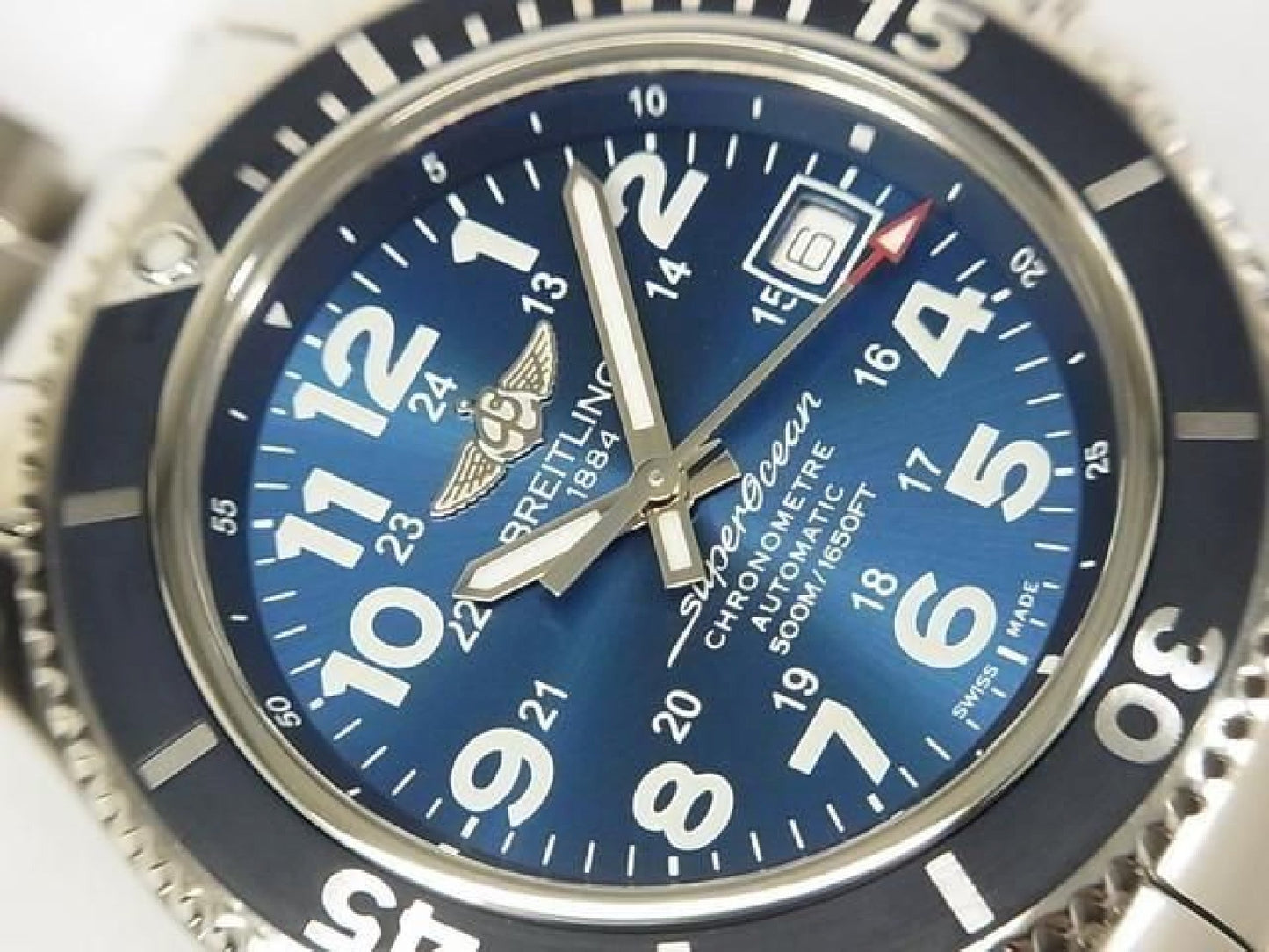 BREITLING SuperoceanII 42 blau Armband Spezifikation Ref. A17365D1/C915 Herren 187036077 hannari-shop