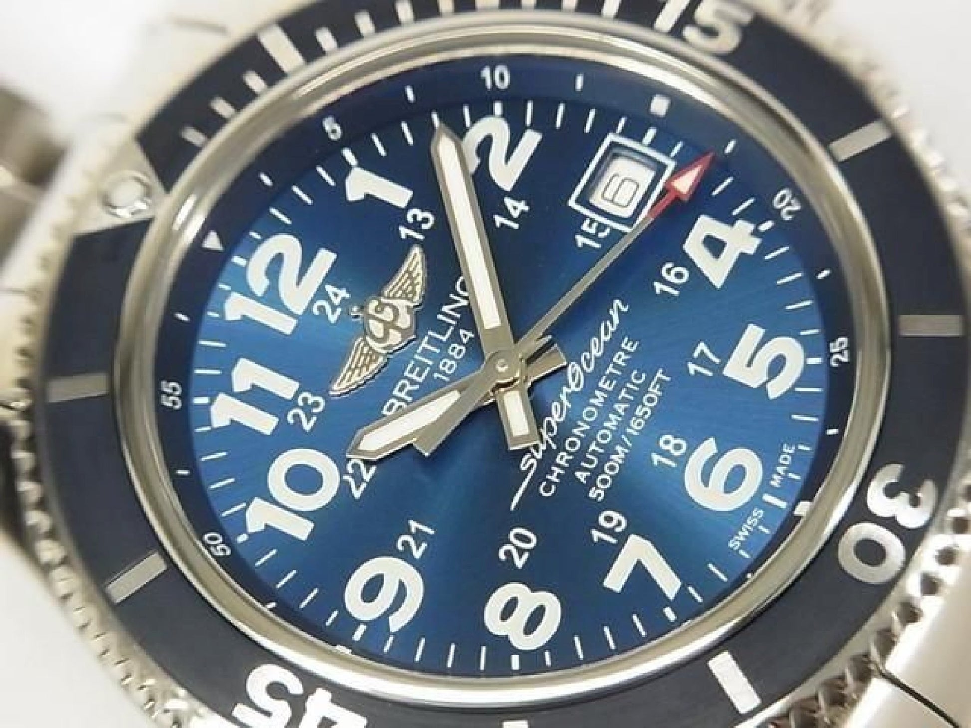 BREITLING SuperoceanII 42 blau Armband Spezifikation Ref. A17365D1/C915 Herren 187036077 hannari-shop