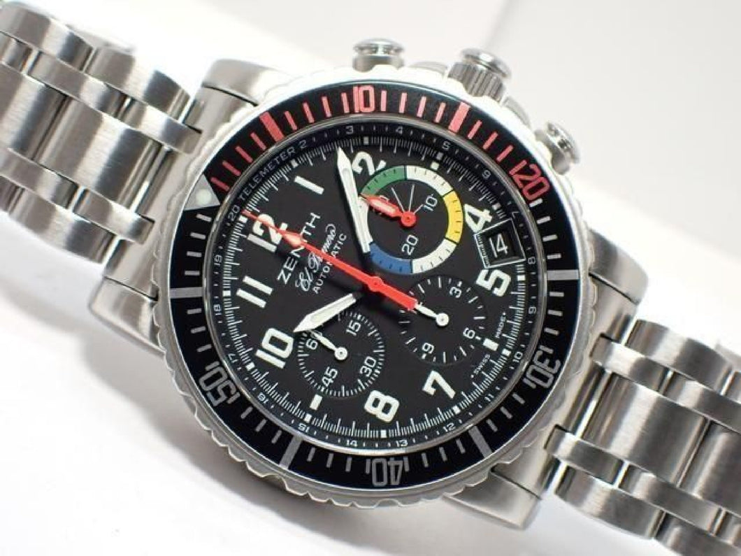 ZENITH Rainbow Flyback Chronograph 02.0480.405/24 '03  Genuine goods Mens 187210570 hannari-shop