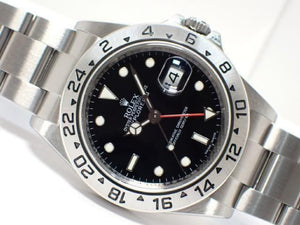 ROLEX EXPLORERII black Dial 16570 random series '11 Mens 187285078 hannari-shop