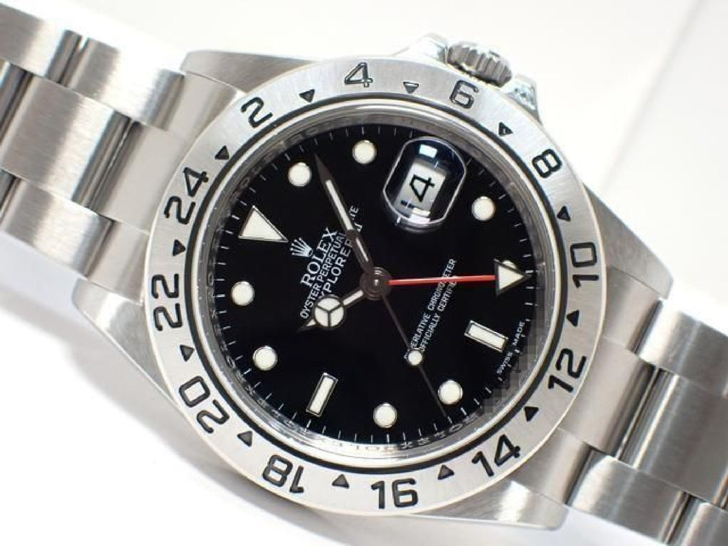 ROLEX EXPLORERII black Dial 16570 random series '11 Mens 187285078 hannari-shop